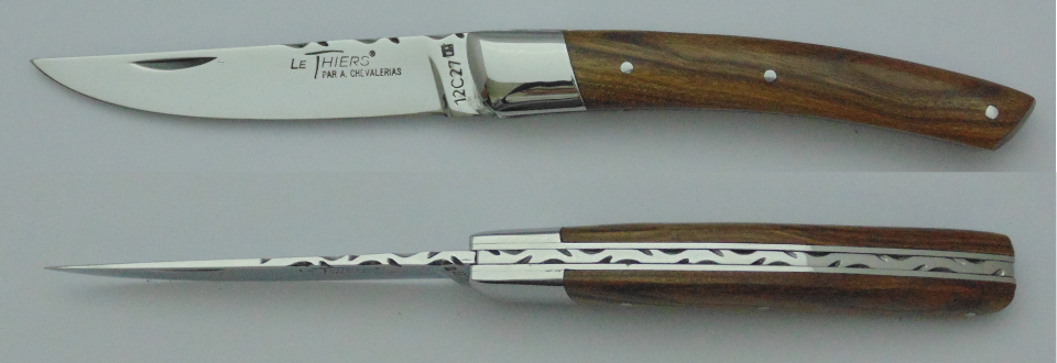 Couteau le Thiers pistachier 12cm  21213-14 Coutellerie Chevalerias Thiers