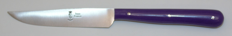 Couteau office yatagan 70 micarta violet 91006-15 V Coutellerie Chevalerias Thiers