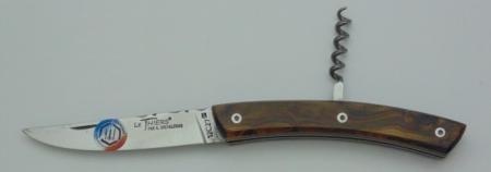 Couteau le Thiers pistachier 11cm  tir bouchon  21128-14 Coutellerie Chevalerias Thiers
