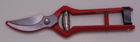 Sécateur 17 cm inox forgé manche laqué rouge 99022-10 Coutellerie Chevalerias Thiers