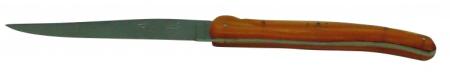 Couteau le Laguiole table plein manche premier prix orange 18010-56 Coutellerie Chevalerias Thiers